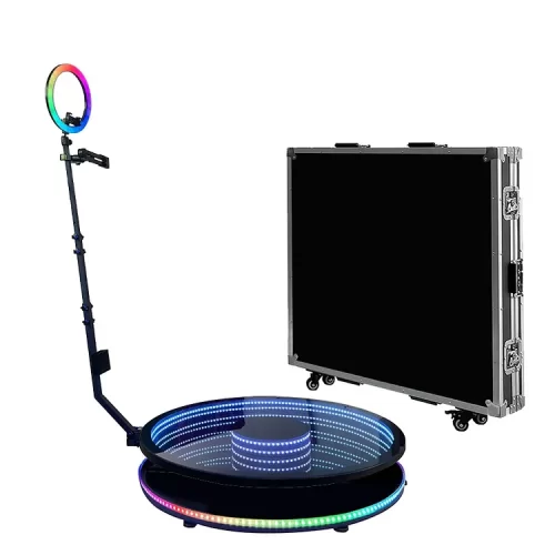 LED Tempered Glass 360 Infinity Photo Booth (80cm)