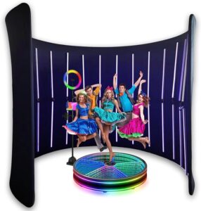 LED Infinity enclosed Photo Booth Backdrop